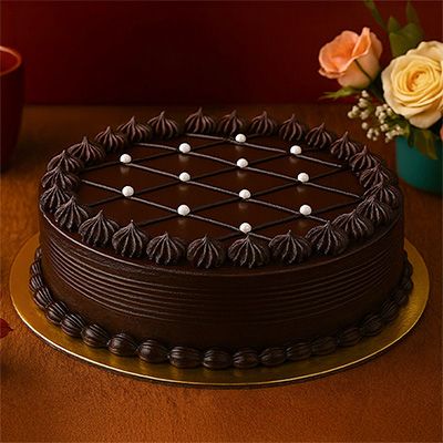 Classic Chocolate Truffle Cake