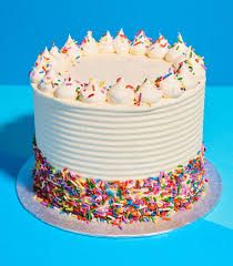 Vanilla Birthday Celebration Cake