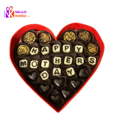 Happy Mother’s Day Chocolate Box – Premium Heart Gift