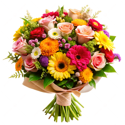 Mixed Seasonal Flower Basket