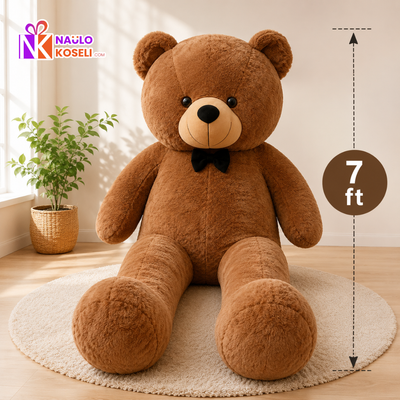 Classic Brown Teddy – Giant 7 Feet Teddy Bear
